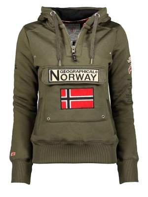 Zdjęcie produktu Geographical Norway Bluza "Gymclass" w kolorze khaki rozmiar: L