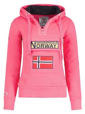 Zdjęcie produktu Geographical Norway Bluza "Gymclass" w kolorze różowym rozmiar: M