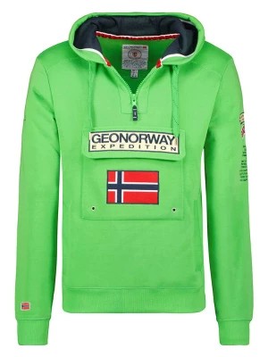 Zdjęcie produktu Geographical Norway Bluza "Gymclass" w kolorze zielonym rozmiar: L