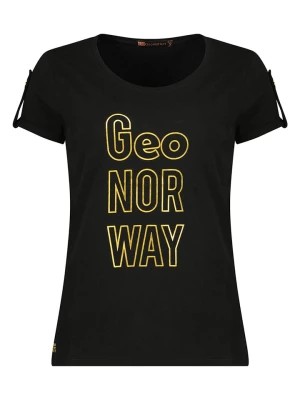 Zdjęcie produktu Geographical Norway Koszulka "Joloua" w kolorze czarnym rozmiar: M