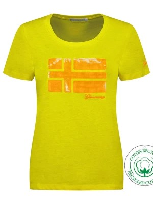 Zdjęcie produktu Geographical Norway Koszulka "Jonquille" w kolorze żółtym rozmiar: XL