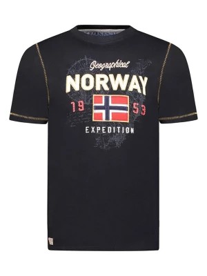 Zdjęcie produktu Geographical Norway Koszulka "Juitre" w kolorze czarnym rozmiar: M