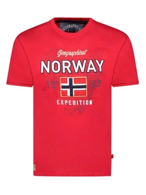 Zdjęcie produktu Geographical Norway Koszulka "Juitre" w kolorze czerwonym rozmiar: L