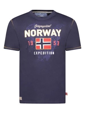 Zdjęcie produktu Geographical Norway Koszulka "Juitre" w kolorze granatowym rozmiar: L