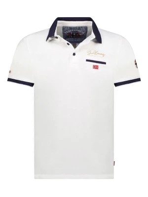 Zdjęcie produktu Geographical Norway Koszulka polo "Kara" w kolorze białym rozmiar: S