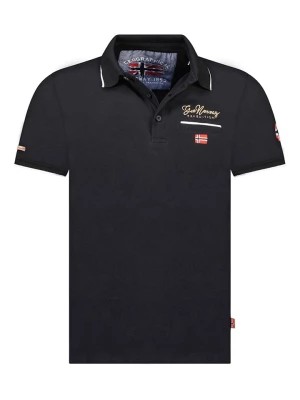 Zdjęcie produktu Geographical Norway Koszulka polo "Kara" w kolorze czarnym rozmiar: L