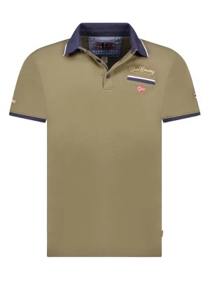 Zdjęcie produktu Geographical Norway Koszulka polo "Kara" w kolorze khaki rozmiar: L