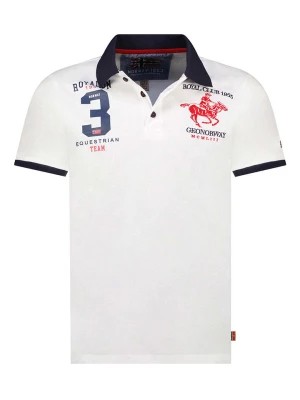 Zdjęcie produktu Geographical Norway Koszulka polo "Klub" w kolorze białym rozmiar: M