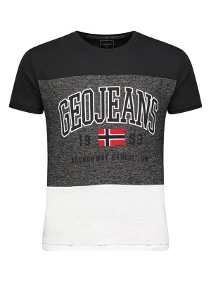 Zdjęcie produktu Geographical Norway Koszulka w kolorze czarno-białym rozmiar: S