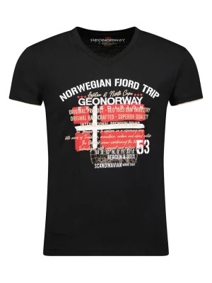 Zdjęcie produktu Geographical Norway Koszulka w kolorze czarnym rozmiar: 3XL