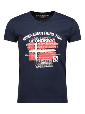 Zdjęcie produktu Geographical Norway Koszulka w kolorze granatowym rozmiar: 3XL