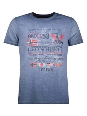 Zdjęcie produktu Geographical Norway Koszulka w kolorze niebieskim rozmiar: M