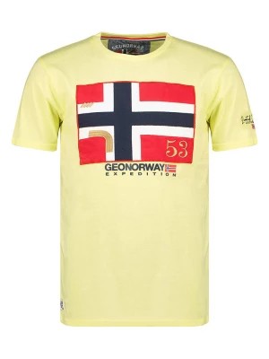Zdjęcie produktu Geographical Norway Koszulka w kolorze żółtym rozmiar: M