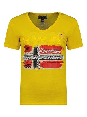 Zdjęcie produktu Geographical Norway Koszulka w kolorze żółtym rozmiar: L