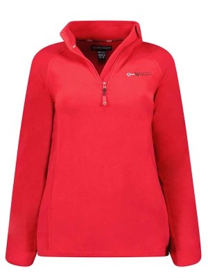 Zdjęcie produktu Geographical Norway Bluza polarowa "Tug" w kolorze czerwonym rozmiar: XL