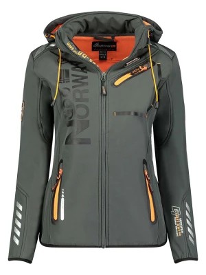 Zdjęcie produktu Geographical Norway Kurtka softshellowa "Reine" w kolorze antracytowym rozmiar: XL