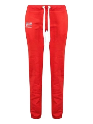 Zdjęcie produktu Geographical Norway Spodnie dresowe "Marcana" w kolorze czerwonym rozmiar: XL