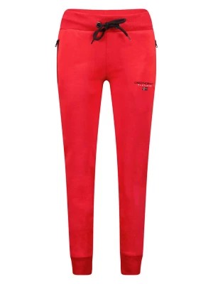 Zdjęcie produktu Geographical Norway Spodnie dresowe "Mtartar" w kolorze czerwonym rozmiar: S