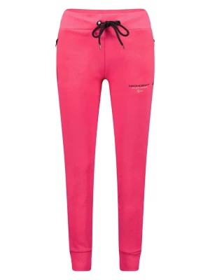 Zdjęcie produktu Geographical Norway Spodnie dresowe "Mtartar" w kolorze różowym rozmiar: S