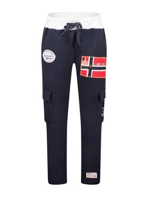 Zdjęcie produktu Geographical Norway Spodnie dresowe "Mycargo" w kolorze granatowym rozmiar: L