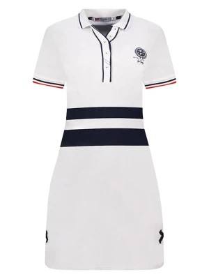 Zdjęcie produktu Geographical Norway Sukienka polo w kolorze białym rozmiar: M