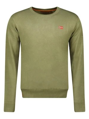 Zdjęcie produktu Geographical Norway Sweter w kolorze khaki rozmiar: XXL