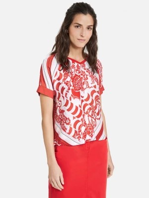 Zdjęcie produktu Gerry Weber Koszulka w kolorze czerwono-białym rozmiar: 40