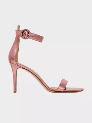 Zdjęcie produktu Gianvito Rossi Sandały portofino w kolorze Rose Gold rozmiar