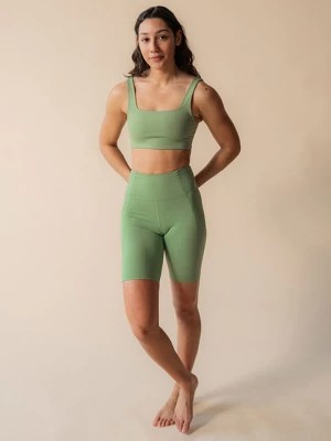 Zdjęcie produktu girlfriend collective Kolarki w kolorze zielonym rozmiar: L