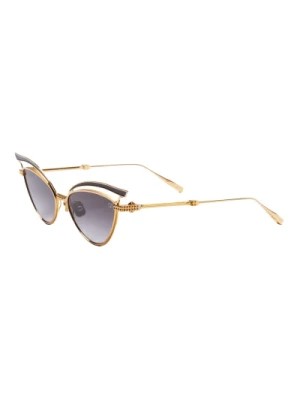 Zdjęcie produktu Glassliner Sunglasses - Yellow Gold Black Enamel/Dark Grey Valentino