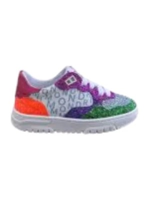 Zdjęcie produktu Glitter Block Dziecięce Buty z Nadrukiem Logo John Richmond