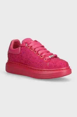 Zdjęcie produktu GOE sneakersy zamszowe kolor różowy