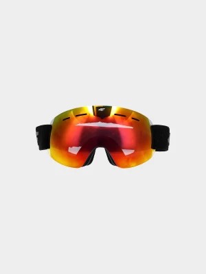 Zdjęcie produktu Gogle narciarskie z multibarwną powłoką chłopięce - czarne 4F JUNIOR