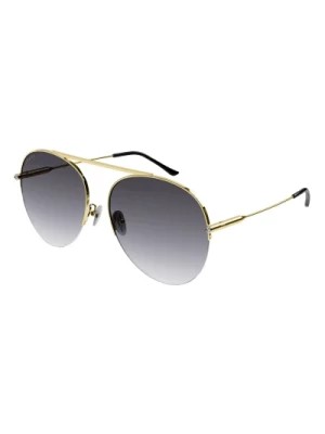 Zdjęcie produktu Gold/Grey Shaded Sunglasses Gucci