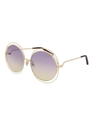 Zdjęcie produktu Gold/Pink Shaded Sunglasses Carlina Chloé