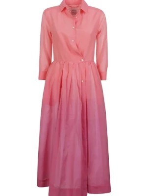 Zdjęcie produktu Gradient Pink Shirt Dress Sara Roka