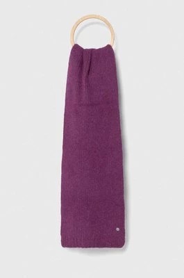 Zdjęcie produktu Granadilla szalik z domieszką wełny kolor fioletowy gładki