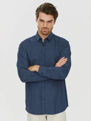 Zdjęcie produktu Granatowa koszula o prostym kroju we wzór paisley Pako Lorente
