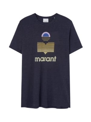 Zdjęcie produktu Granatowa koszula z nadrukiem Isabel Marant