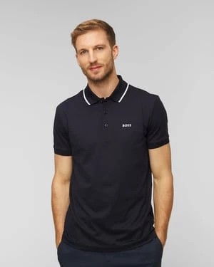 Zdjęcie produktu Granatowa Koszulka Polo Męska Hugo Boss Paddy