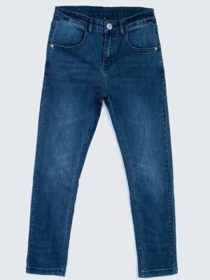 Zdjęcie produktu Granatowe klasyczne jeansy regular