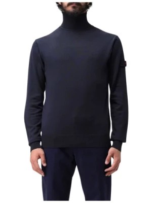 Zdjęcie produktu Granatowy Sweter dla Mężczyzn Peuterey