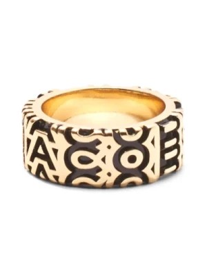Zdjęcie produktu Gravure Logo Złoty Pierścień Marc Jacobs