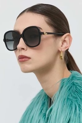Zdjęcie produktu Gucci okulary przeciwsłoneczne damskie kolor czarny GG1178S