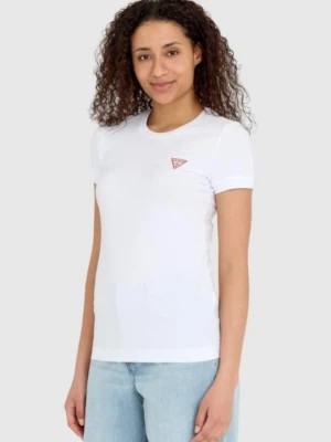 Zdjęcie produktu GUESS Biały t-shirt Mini Triangle Tee