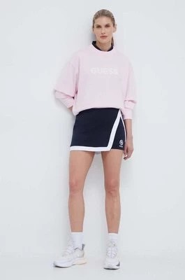 Zdjęcie produktu Guess bluza ARLETH damska kolor różowy z aplikacją V4GQ00 K8802