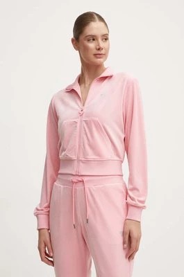 Zdjęcie produktu Guess bluza damska kolor różowy z aplikacją