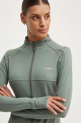 Zdjęcie produktu Guess bluza MARIKA damska kolor zielony gładka V4YP12 KCD02