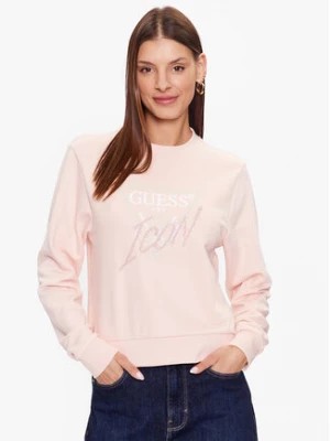 Zdjęcie produktu Guess Bluza W3YQ01 KB683 Różowy Regular Fit