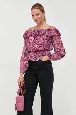 Zdjęcie produktu Guess bluzka damska kolor różowy wzorzysta